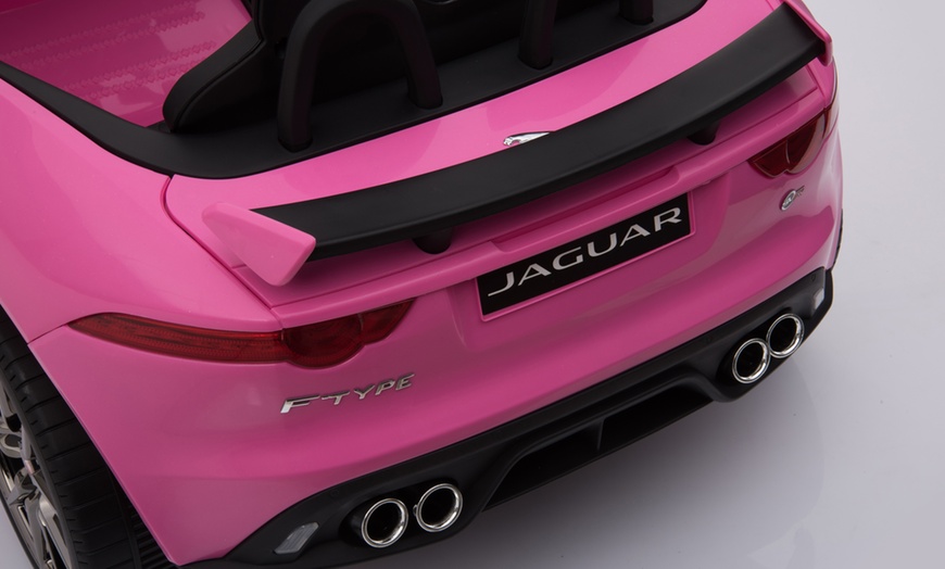 Image 13: Remote Control Jaguar F-Type Ride-On Car