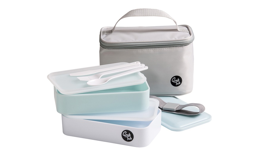 Image 8: Grub Tub Lunch Box Set 