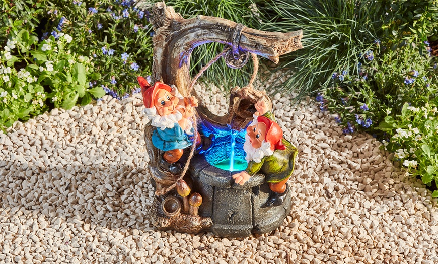 Image 5: Serenity Wishing Well Water Features ​with LED Lighting