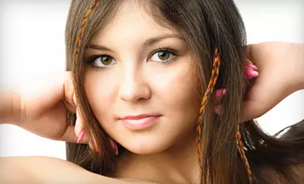Cut or Feather Extensions at Changing Faces Salon in Natick. Three Options Available. - Primary Image