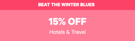 Got the winter blues? Beat 'em with a SALE: Get 15% off Travel and 20% off Local with code WINTER