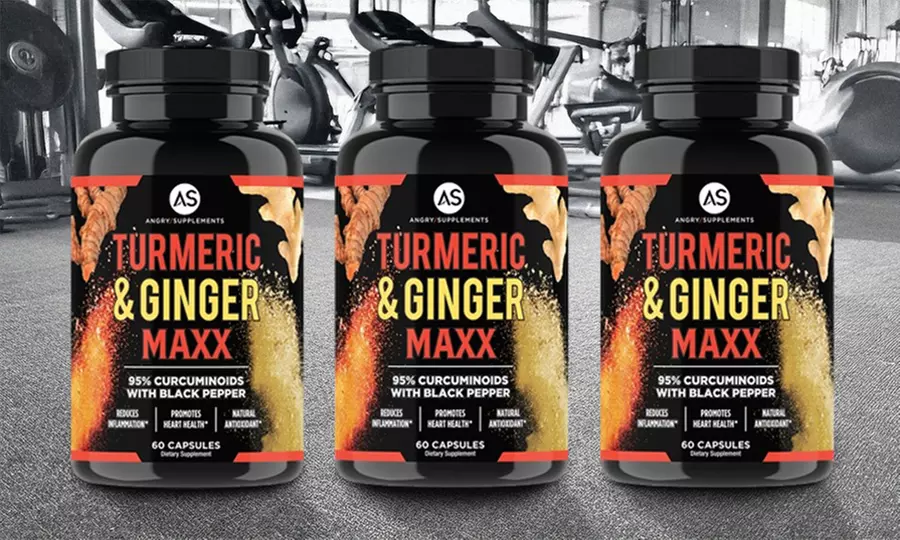 Turmeric & Ginger Maxx joint support, NON-GMO supplement (1,2 or 3 Pack)