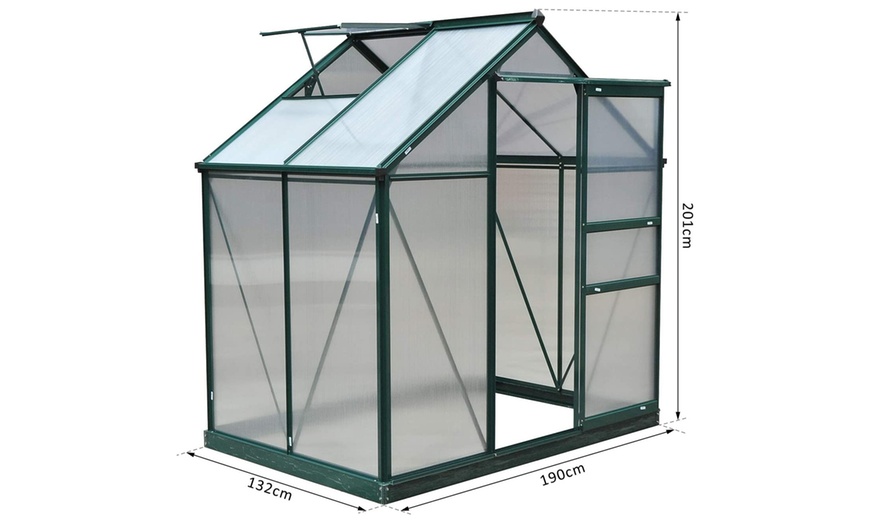 Image 6: Outsunny Walk-In Greenhouse