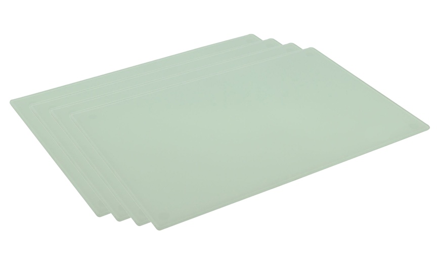 Image 3: Clear Glass Placemats