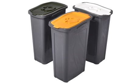 Set contenitori per raccolta differenziata House collection