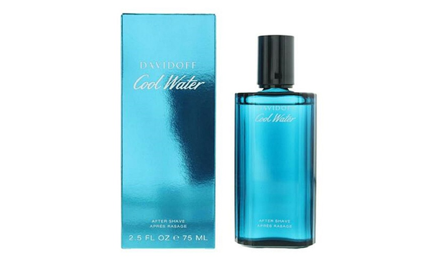 Image 1: One or Two Davidoff Cool Water Aftershave Splashes 75ml