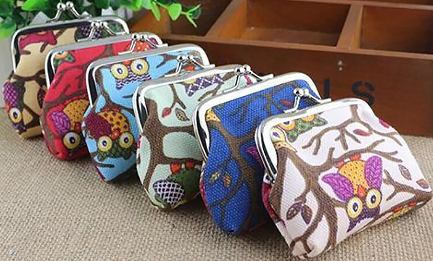 Image 1: Owl Coin Purse