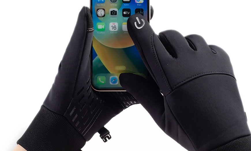 Image 3: One or Two Touchscreen Sport Gloves