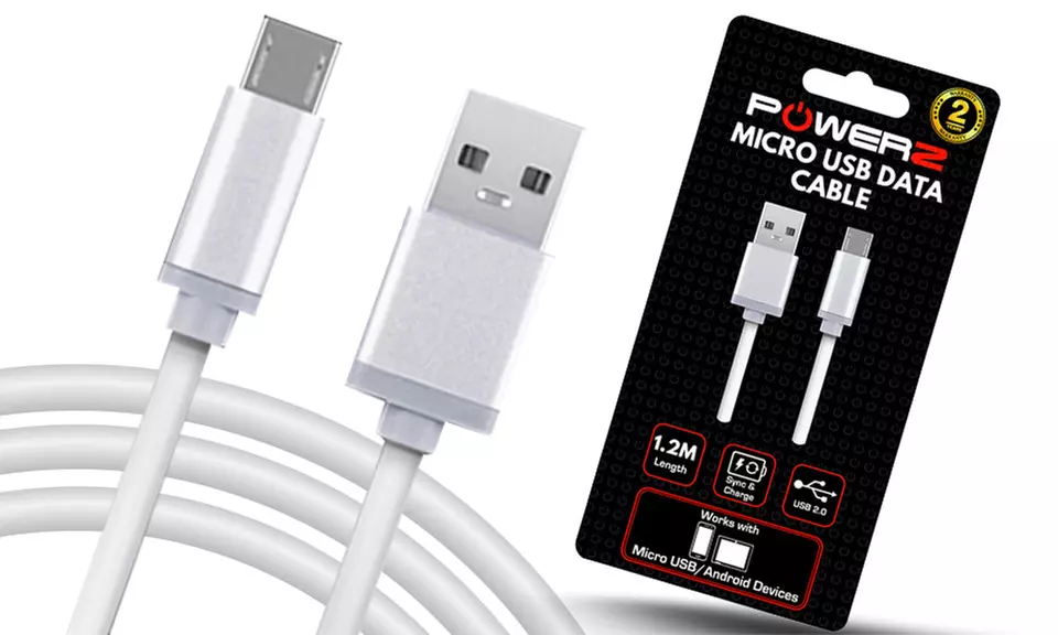 1 ou 2 câbles Micro USB 1,2 m Powerz - Second Medium