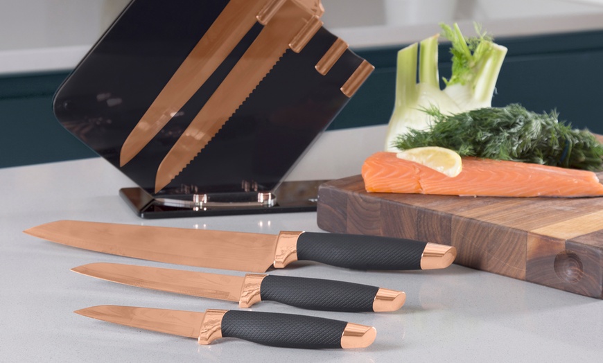 Image 8: Tower Five-Piece Knife Set