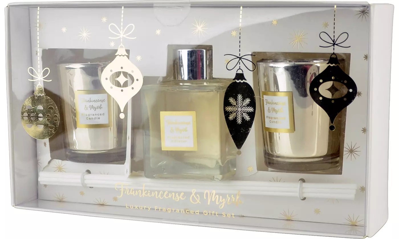 1, 2 ou 4 coffrets porte-bougies et diffuseur X-Mas - Second Medium