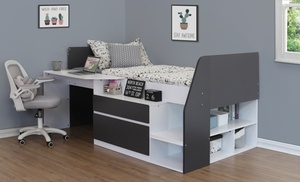 Kids' Matilda Cabin Bed with Desk