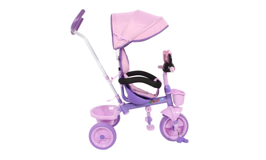 Image 9: Poussette tricycle réglable pour enfants de 18 mois à 3 ans