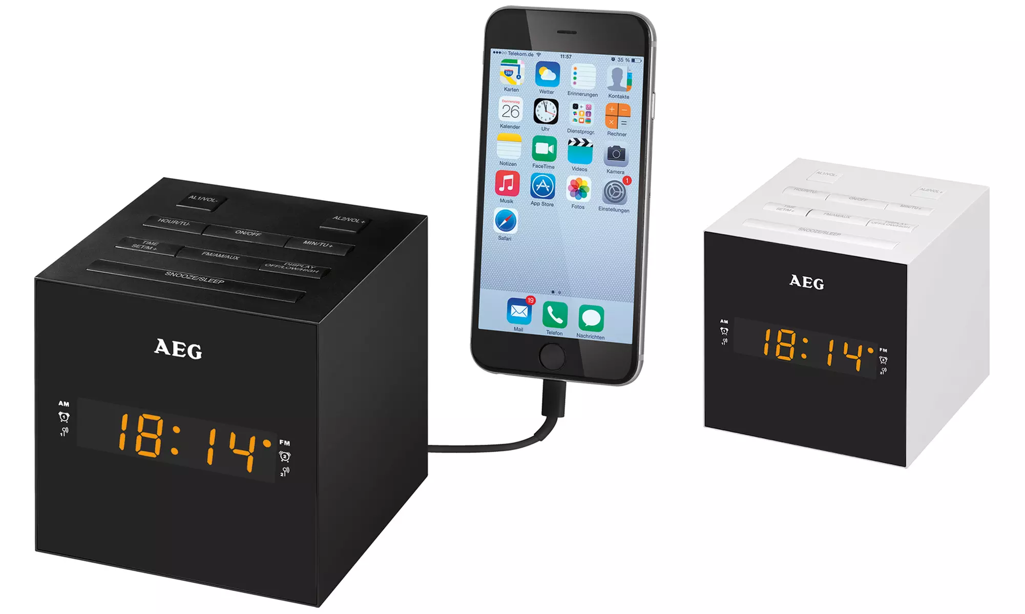 Reveil Cube AEG 4150 - Primary Image