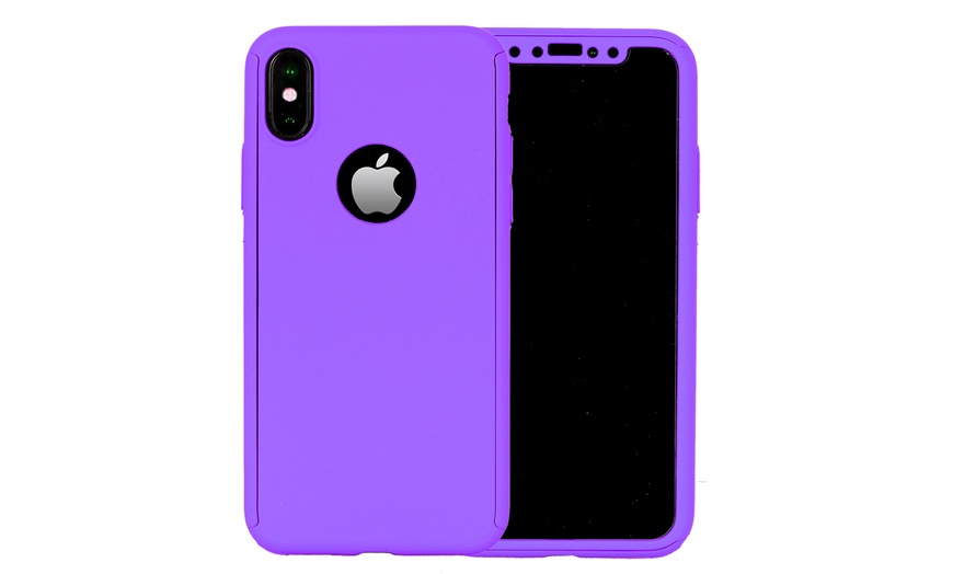 Image 11: 360 Case with Tempered Glass for iPhone