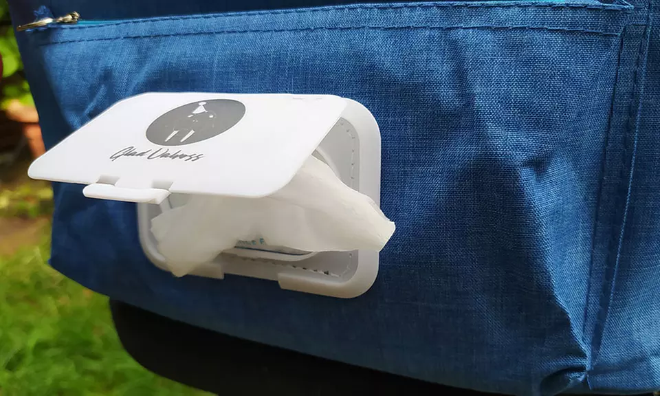 Baby Pushchair Organiser with Easy-Access Wipes Dispenser