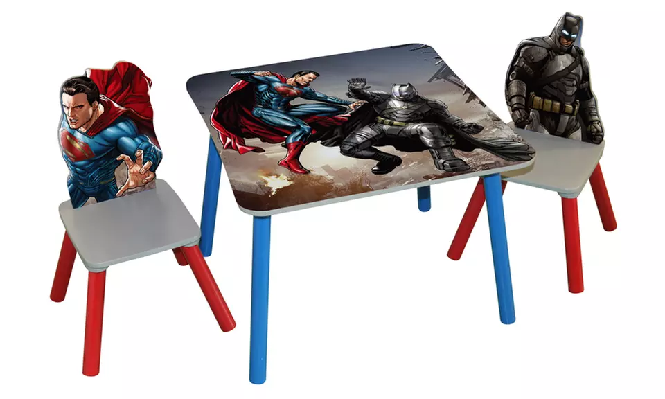 Batman v. Superman Kids' Activity Table and Chair Set (3-Piece) - Primary Image
