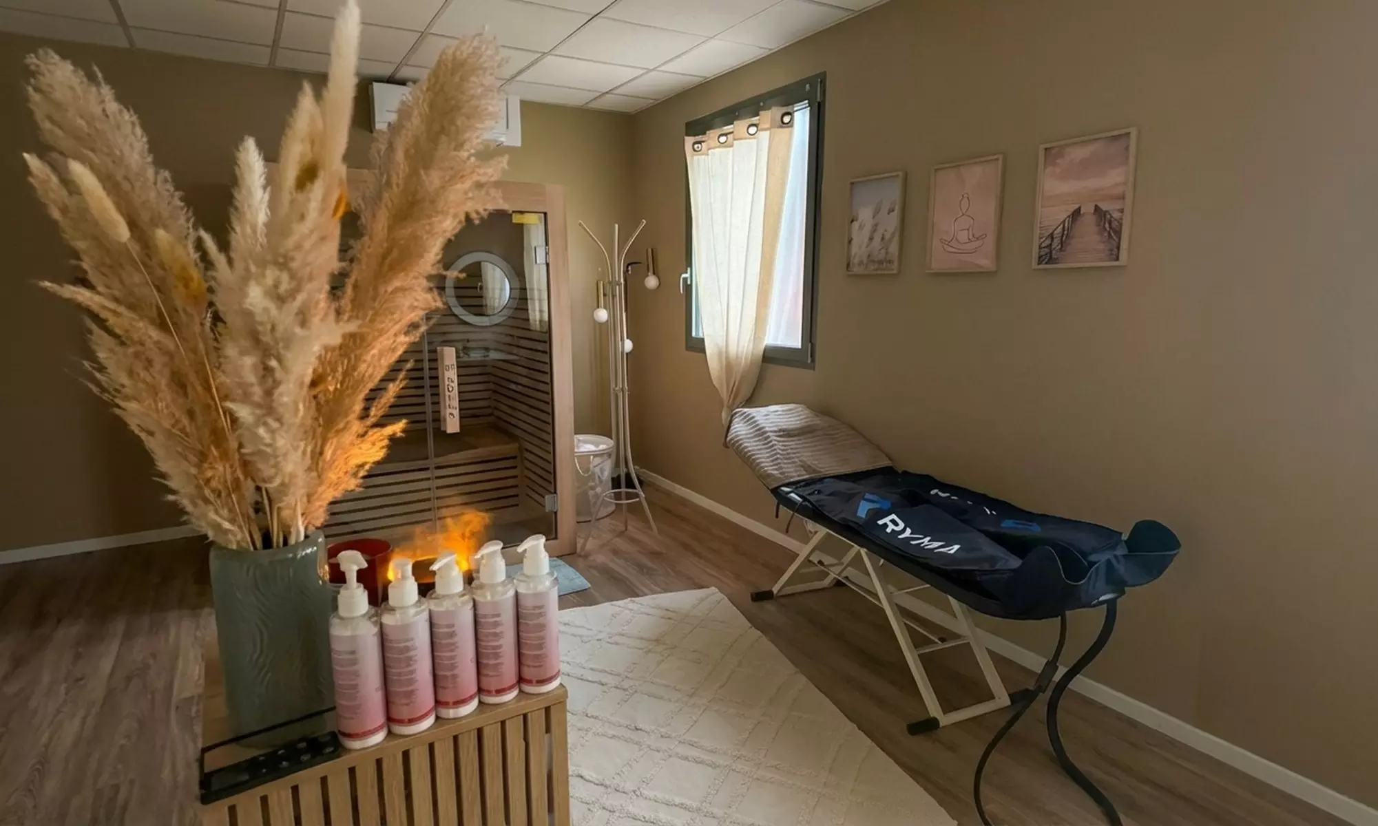 1 ou 3 séances de sauna infrarouge et/ou pressothérapie