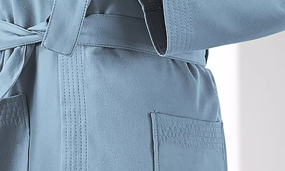 Accappatoio in microfibra con trattamento super assorbente