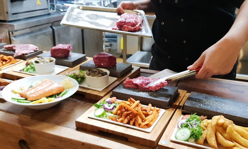 Image 3: Hot Stone Steak Meal