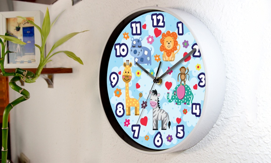 Image 10: Kid's Room Wall Clock