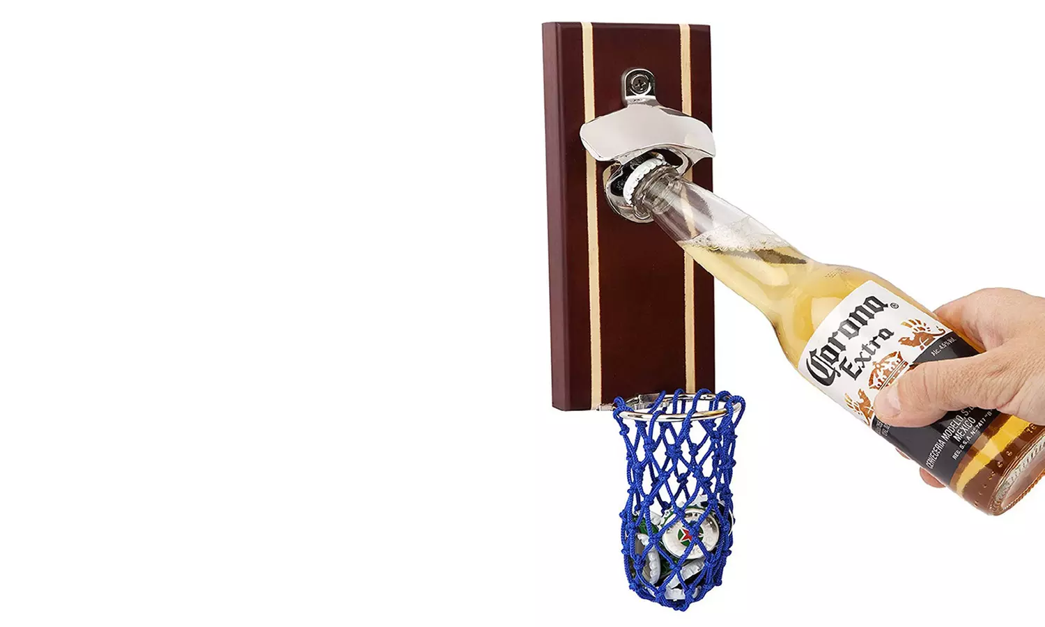 1 o 2 abrebotellas de cerveza con cesta magnética - Primary Image