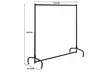 4ft/5ft/6ft Heavy Duty Metal Clothes Rail - Image 6