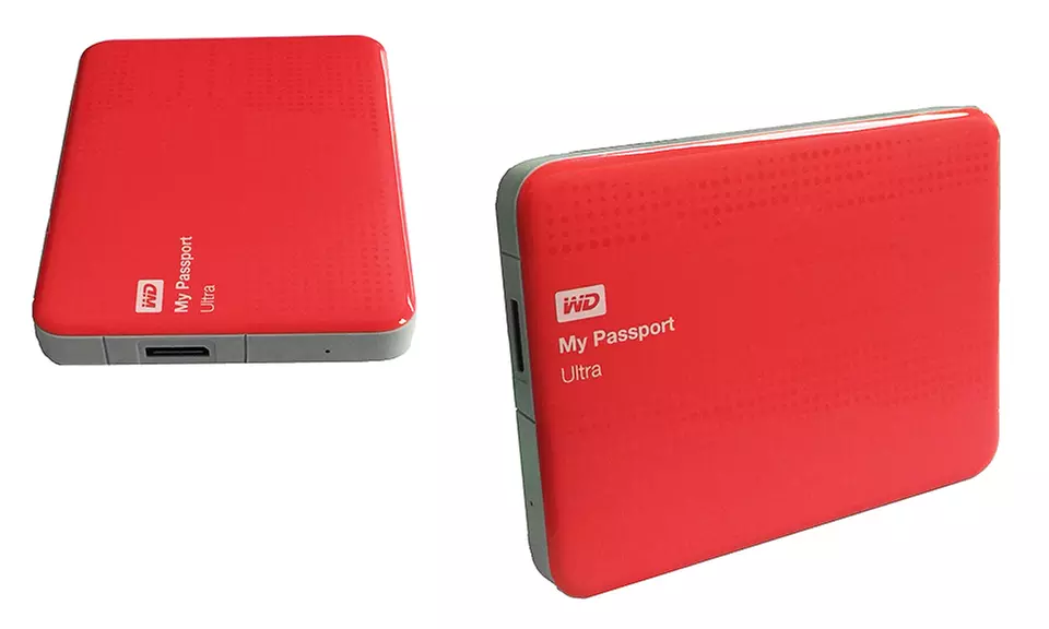 Western Digital My Passport Ultra USB 3.0 Portable External Hard Drives (Manufacturer Refurbished) - Second Medium