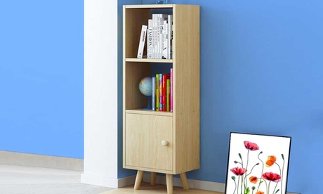 Libreria a 2 ripiani Bakaji dal design moderno