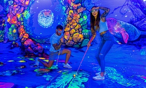 Art Comes Alive: Weekday 18 Holes Glow-in-the-Dark 3D Mini-Golf Adventure