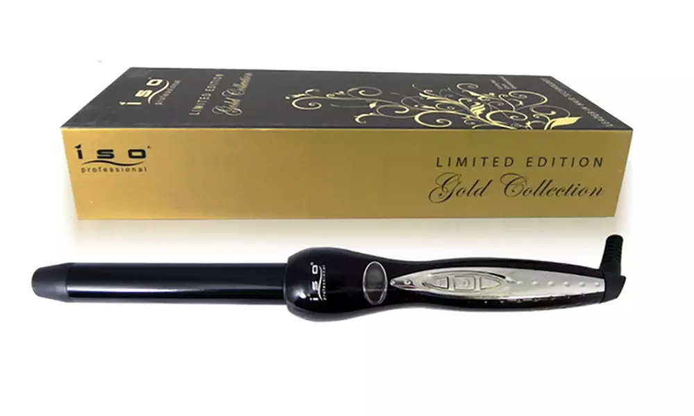 ISO Professional Limited Edition Gold Collection Curling Irons - Second Medium