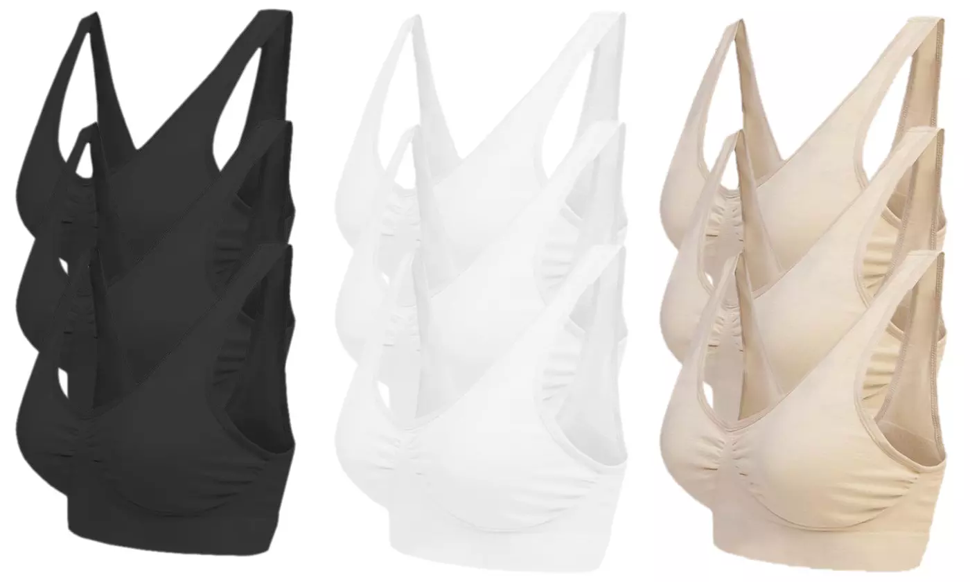 Fino a 9 reggiseni senza cuciture in 3 colori, disponibili in 4 taglie - Image 3