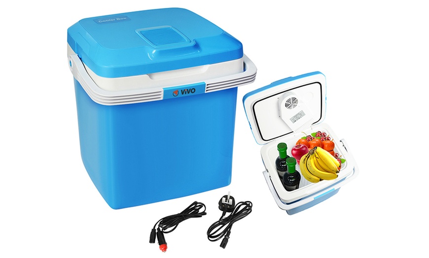 Image 1: Portable 26L Hot/Cold Cool Box