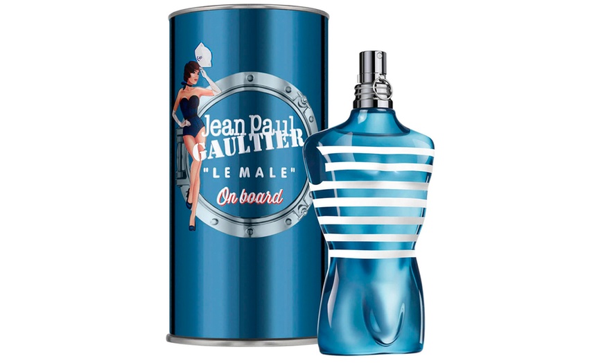 Image 1: Jean Paul Gaultier Le Male On Board Eau de Toilette Spray 125ml