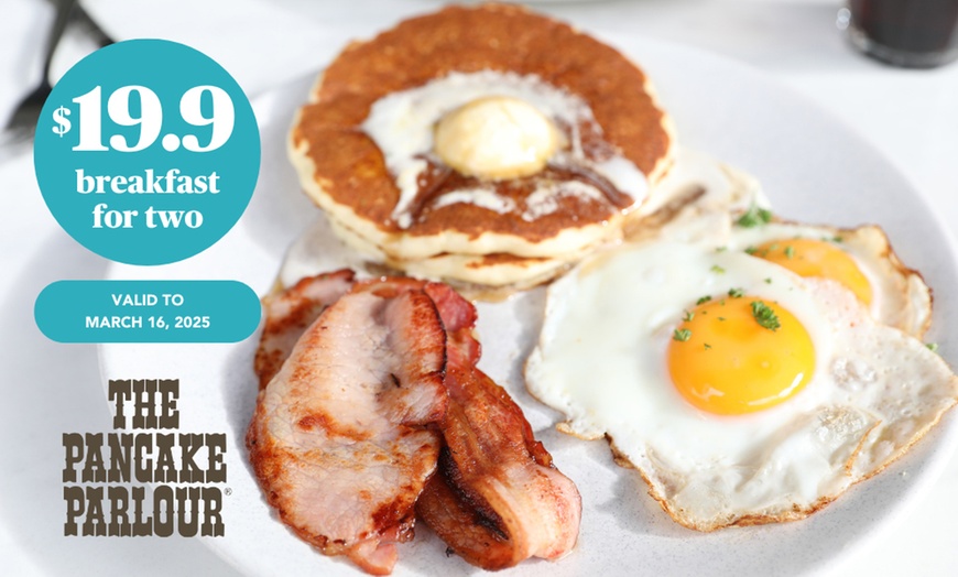 Image 1: $19.90 Breakfast for Two at The Pancake Parlour