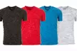 Vertical Sport Men's V-Neck T-Shirt with Chest Pocket (4-Pack) (S-2XL) - Second Medium
