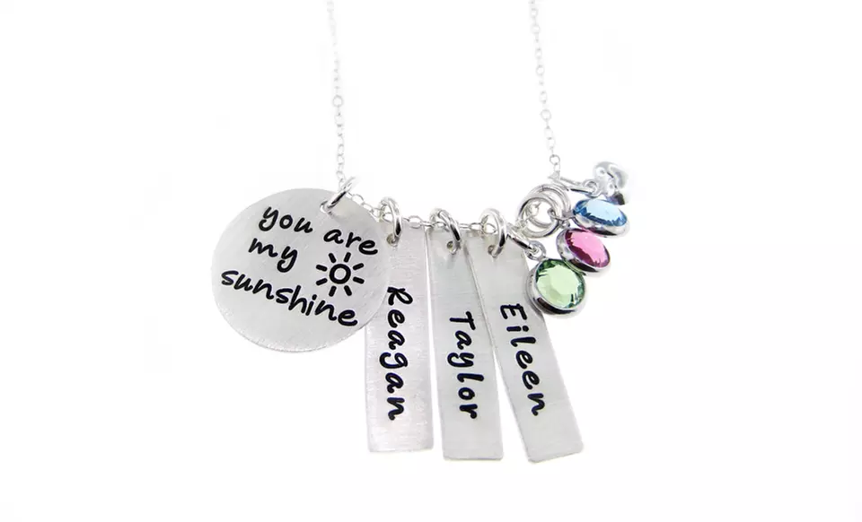 "You Are My Sunshine" Necklace with Optional Personalized Charms from JC Jewelry Design (Up to 75% Off) - Second Medium