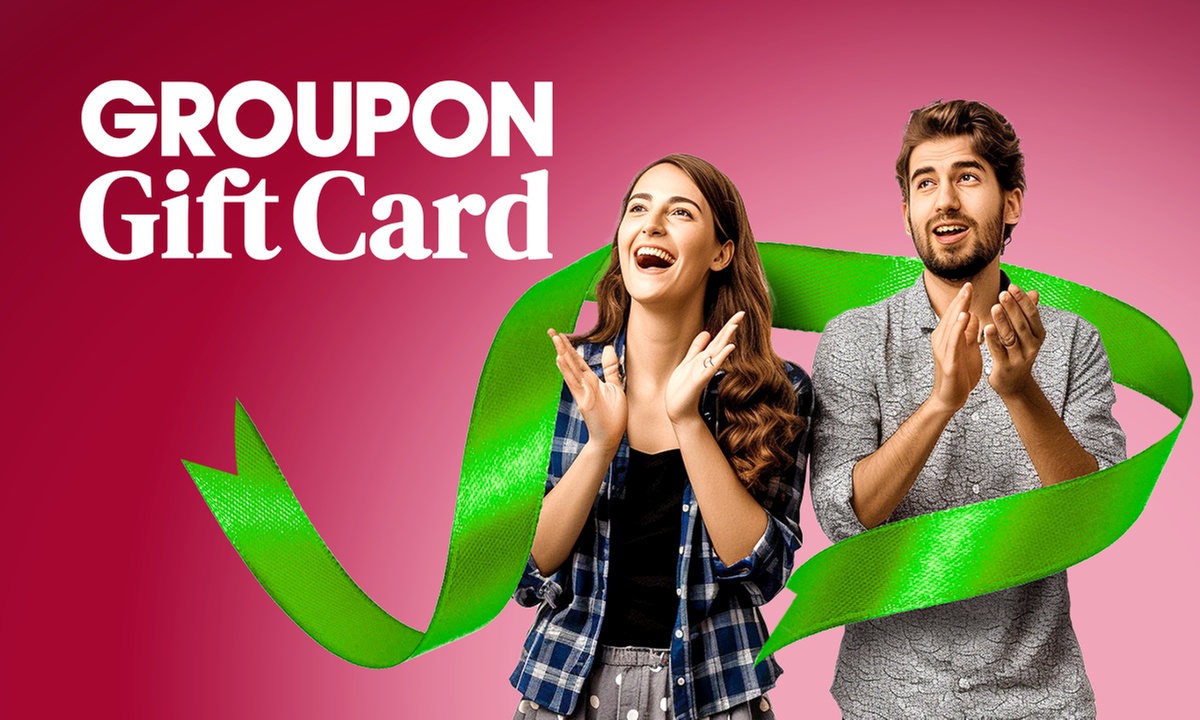 Groupon Geschenkkarte: Teile die Begeisterung mit der Welt!