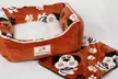 Plush Fluffy Soft Warm Calming Medium Small Dog Puppy Kitten Cat Pet Bed Cuddle - Second Medium
