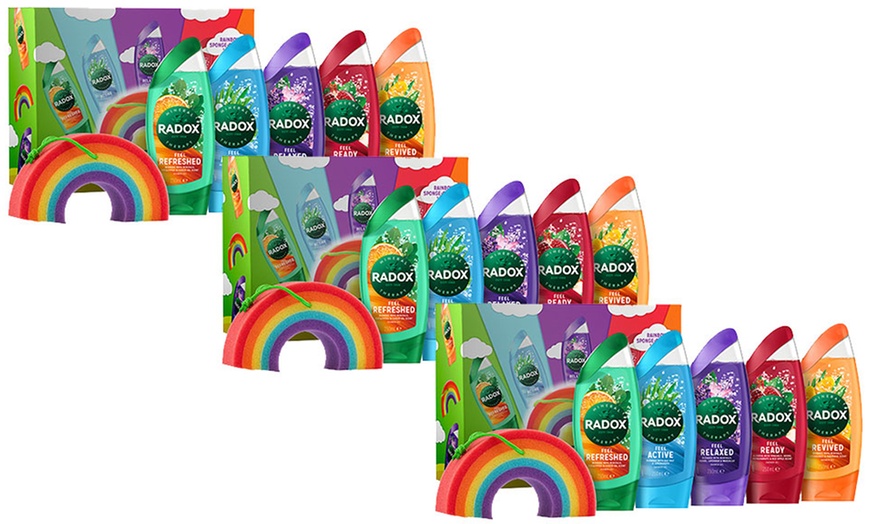 Image 3: Up to Four Radox Rainbow Shower Collection Gift Sets