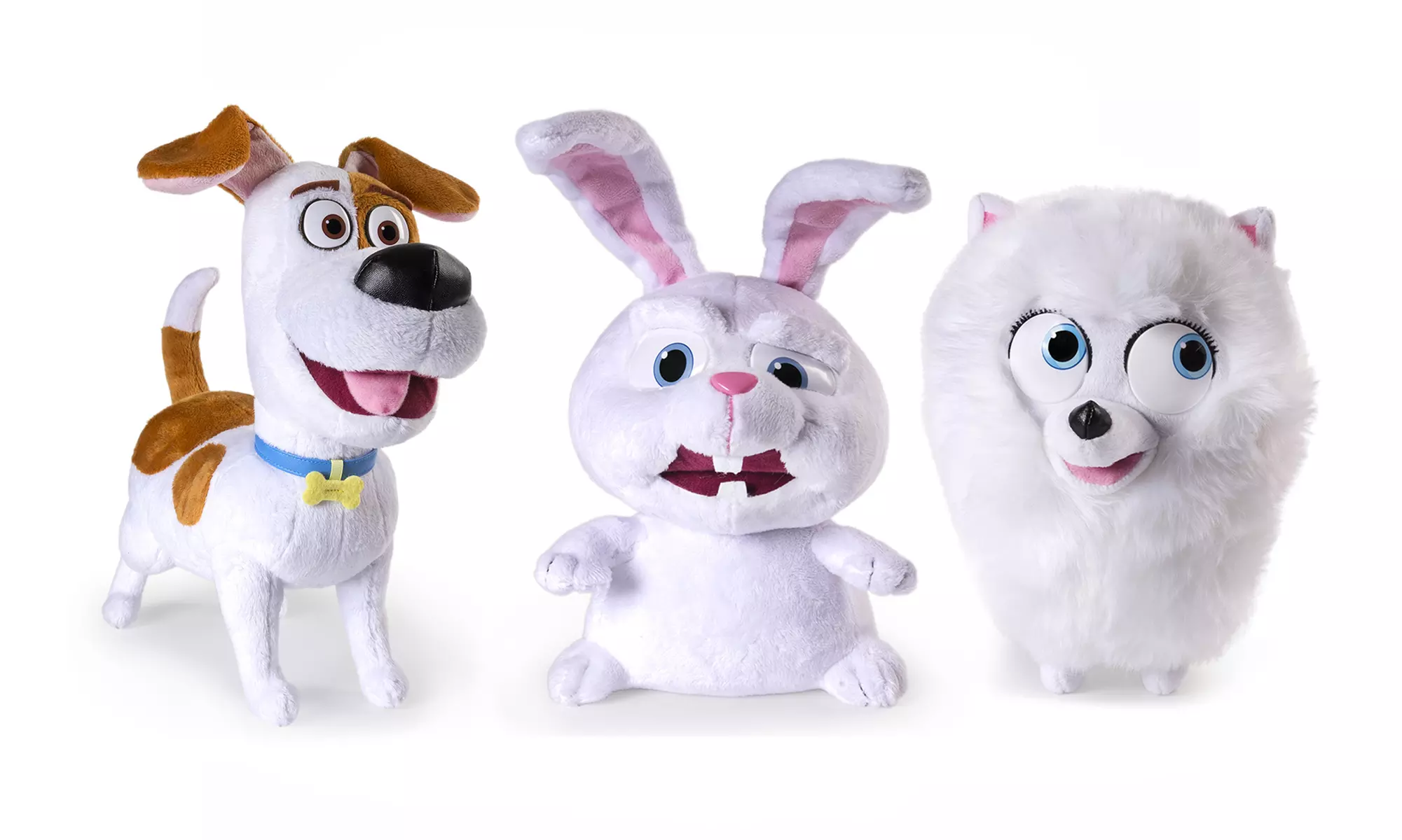 Secret Life of Pets Deluxe Talking Plush Max, Gidget, or Snowball - Primary Image