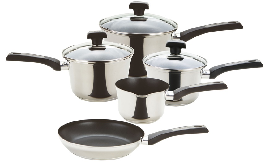 Image 1: Prestige Dura Steel Cookware Set