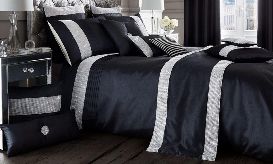 Image 2: Onyx Rhinestone Finish Bedding