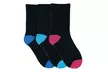 Pack de 12 ou 24 chaussettes unies pour femme - Second Medium