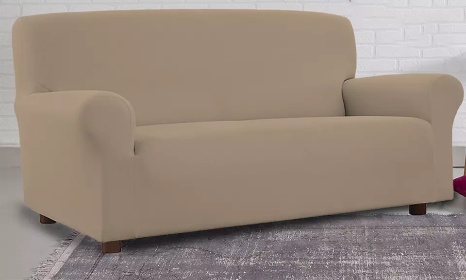 Housse de canapé élastique anti-taches made in Italy, coloris au choix