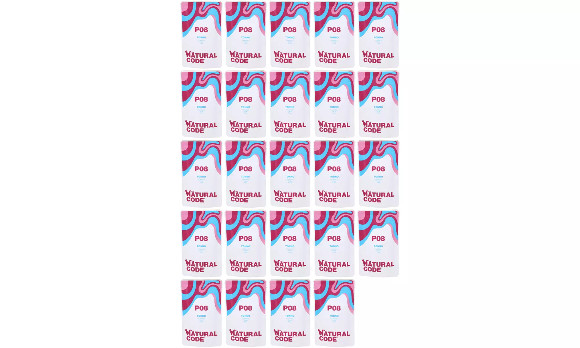 24, 48 o 96 bustine di cibo per gatti di Natural Code