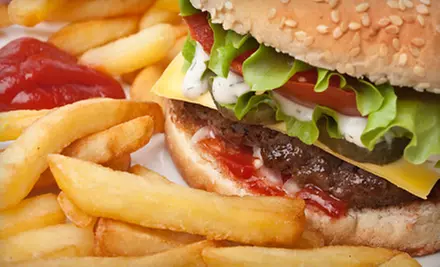 Burger Meal with Fries and Drinks for Two, Four, or Six at Jewel Lake Tastee Freez (Up to 60% Off) - Primary Image