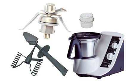 Kit 4 ricambi Bimby TM21 con lama, farfalla, spatola e misurino