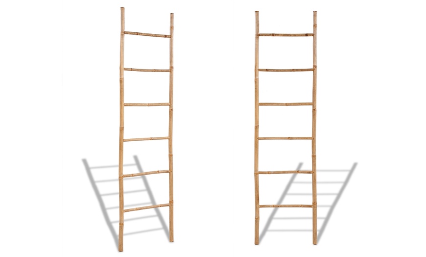 Image 2: Bamboo Towel Ladder