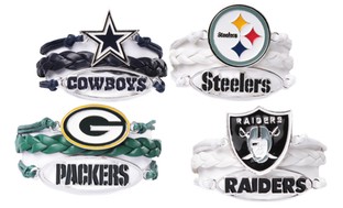 NFL Home and Away Bracelet Collection by Ashley Bridget